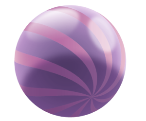sphere line purple